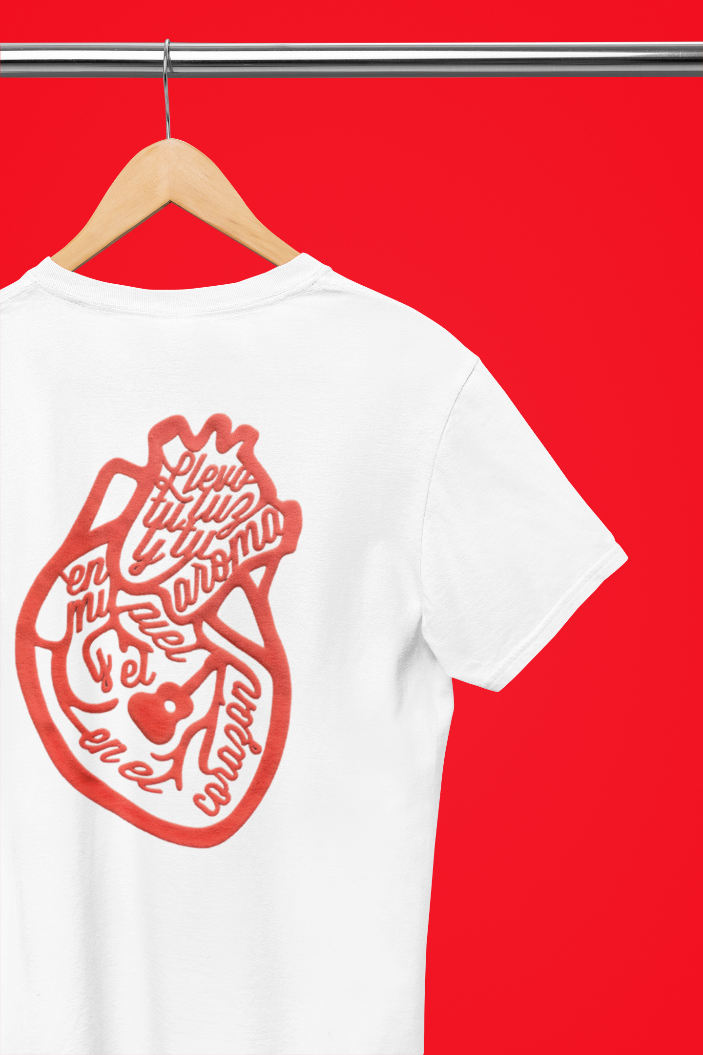 White Tshirt- Palpito Tricolor